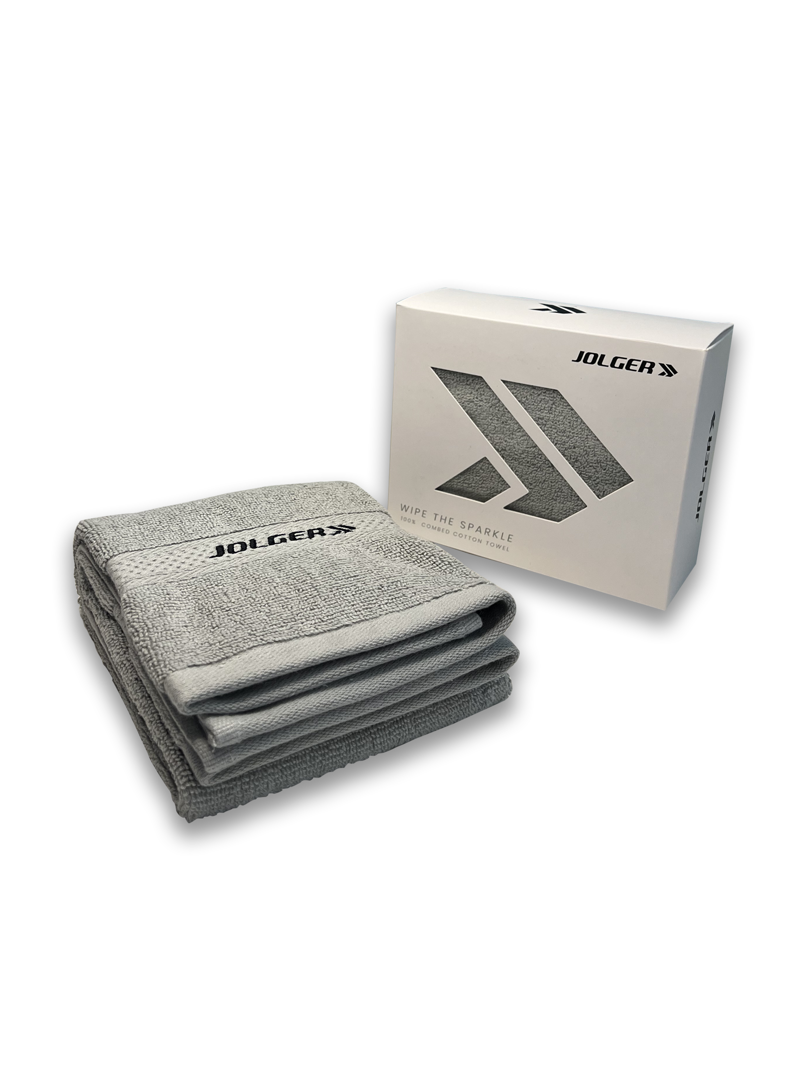 π Highly Absorbant 100% Cotton Gym Hand Towel - Grey