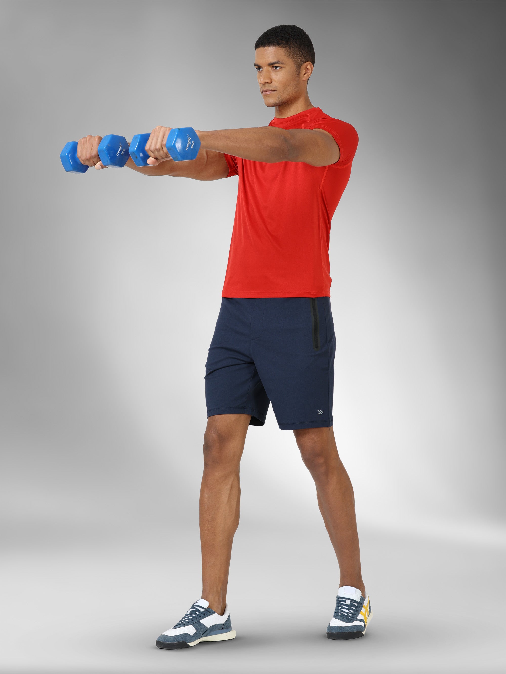 JAMTS009A_red_leftpose_roundnecktee