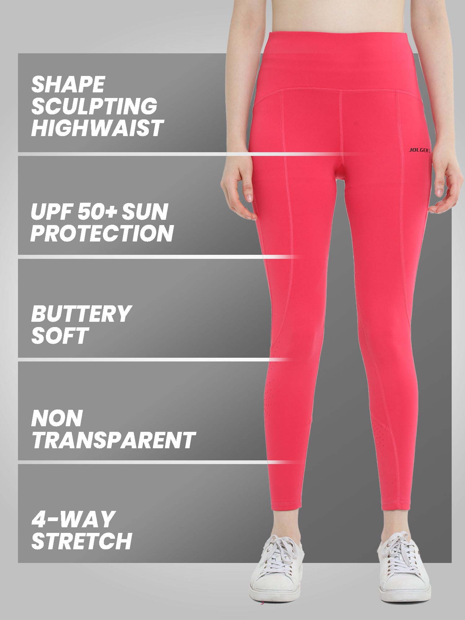 JOLGER color_pink_usp_leggings