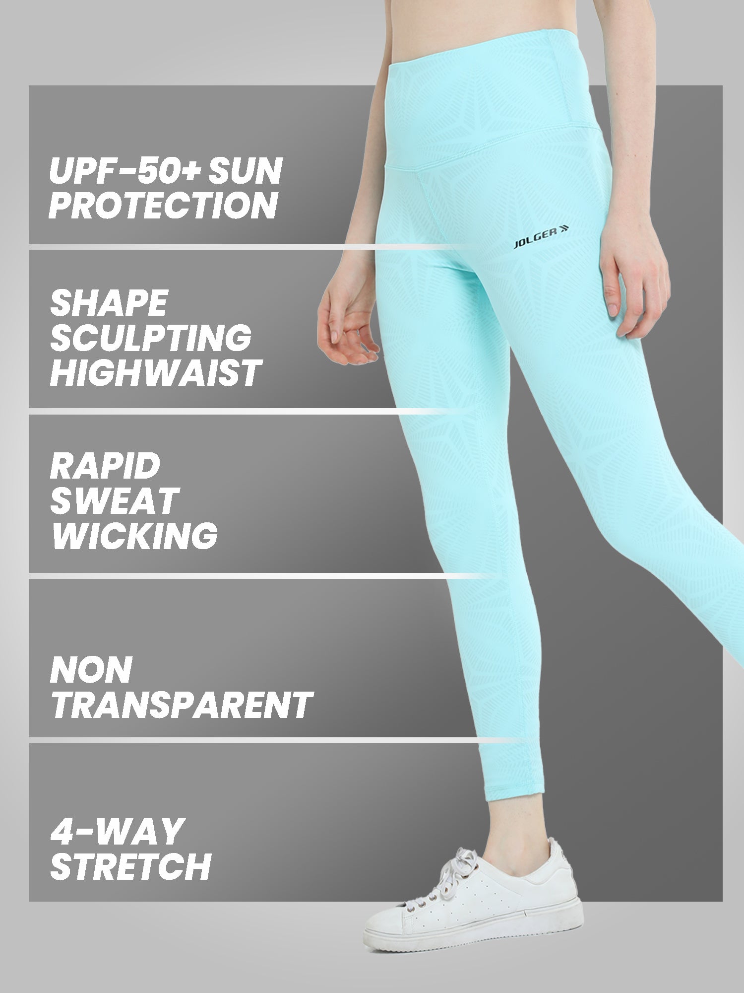 JOLGER color_turquoise_usp_leggings