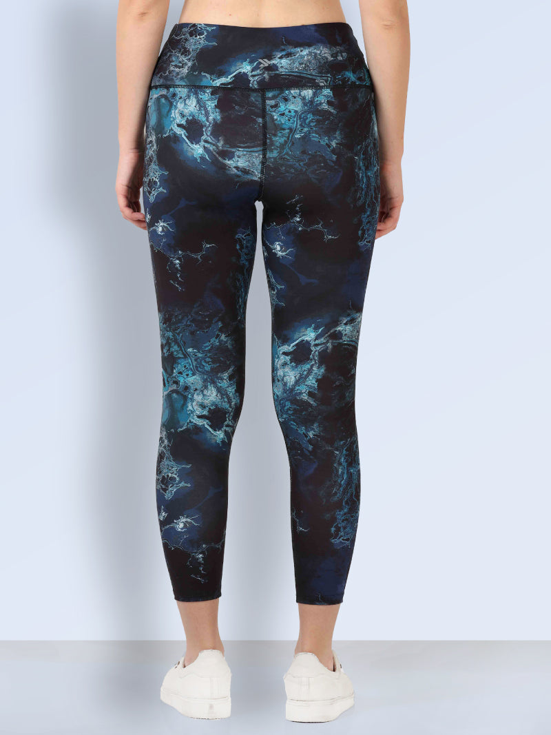 Women’s High Waist Printed Active Wear Yoga & Gym Leggings