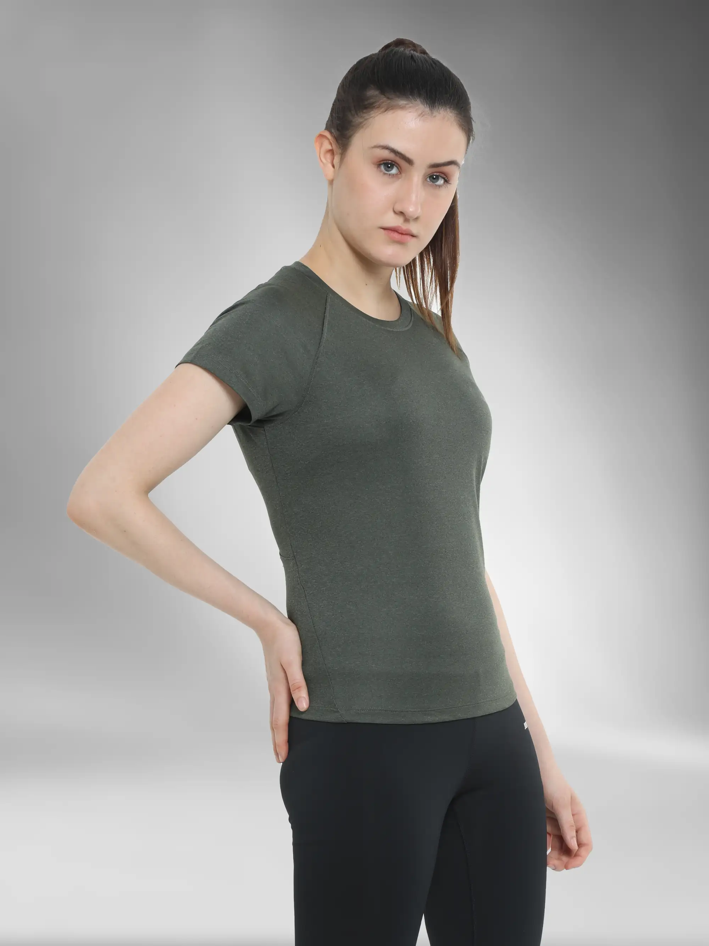 Women's Ultra-Lite Breathable Round Neck T-shirt Jolger - Premium Activewear Online For Men & Women In India
