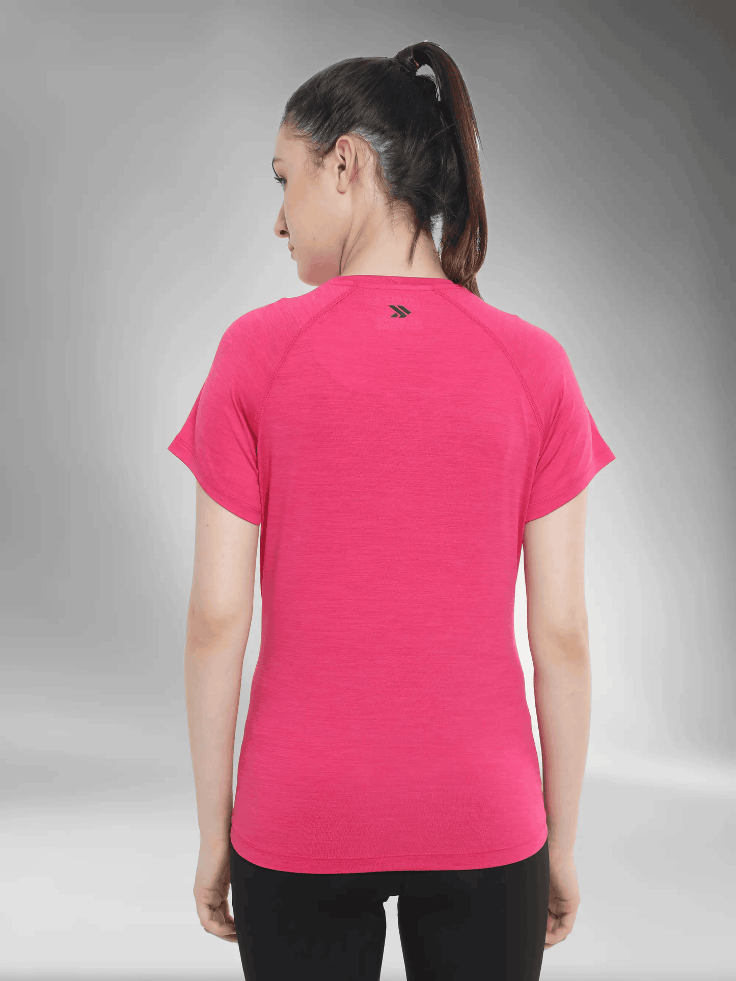 Women's Anti Odour Quick-Dry Round Neck Gym T-Shirt Jolger - Premium Activewear Online For Men & Women In India