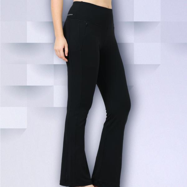 Jolger zero worry black flare pants for women