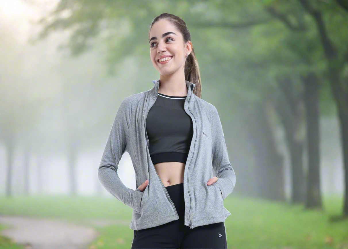 Women's All Weather High Neck Gym Jacket