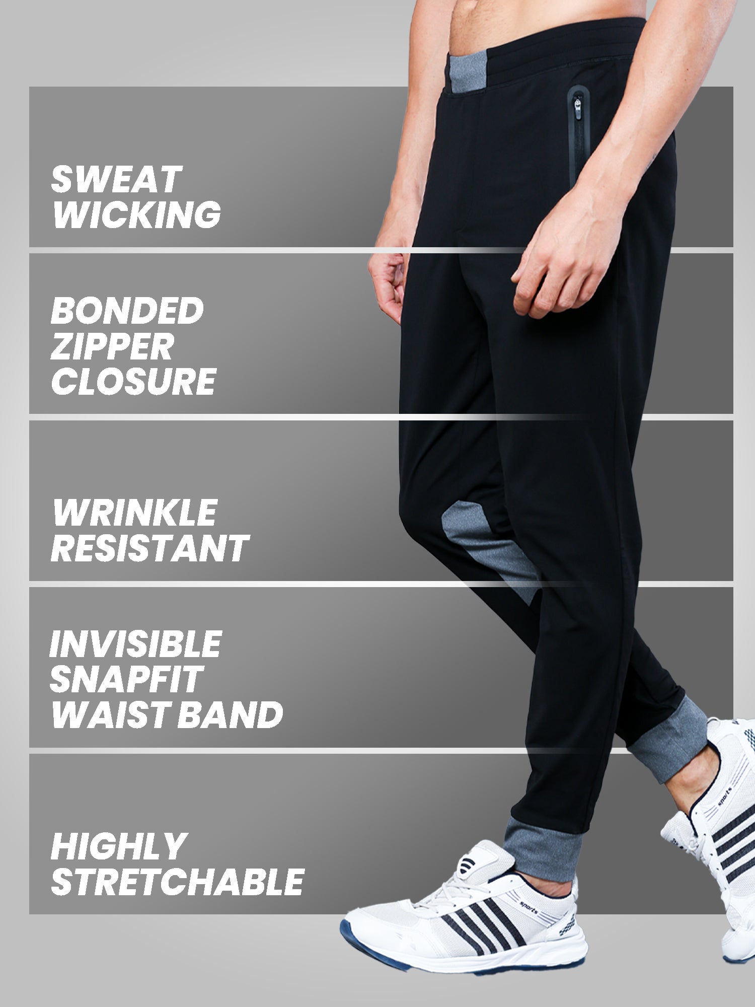 Men's Athletic Workout Jogger Pants with Pockets