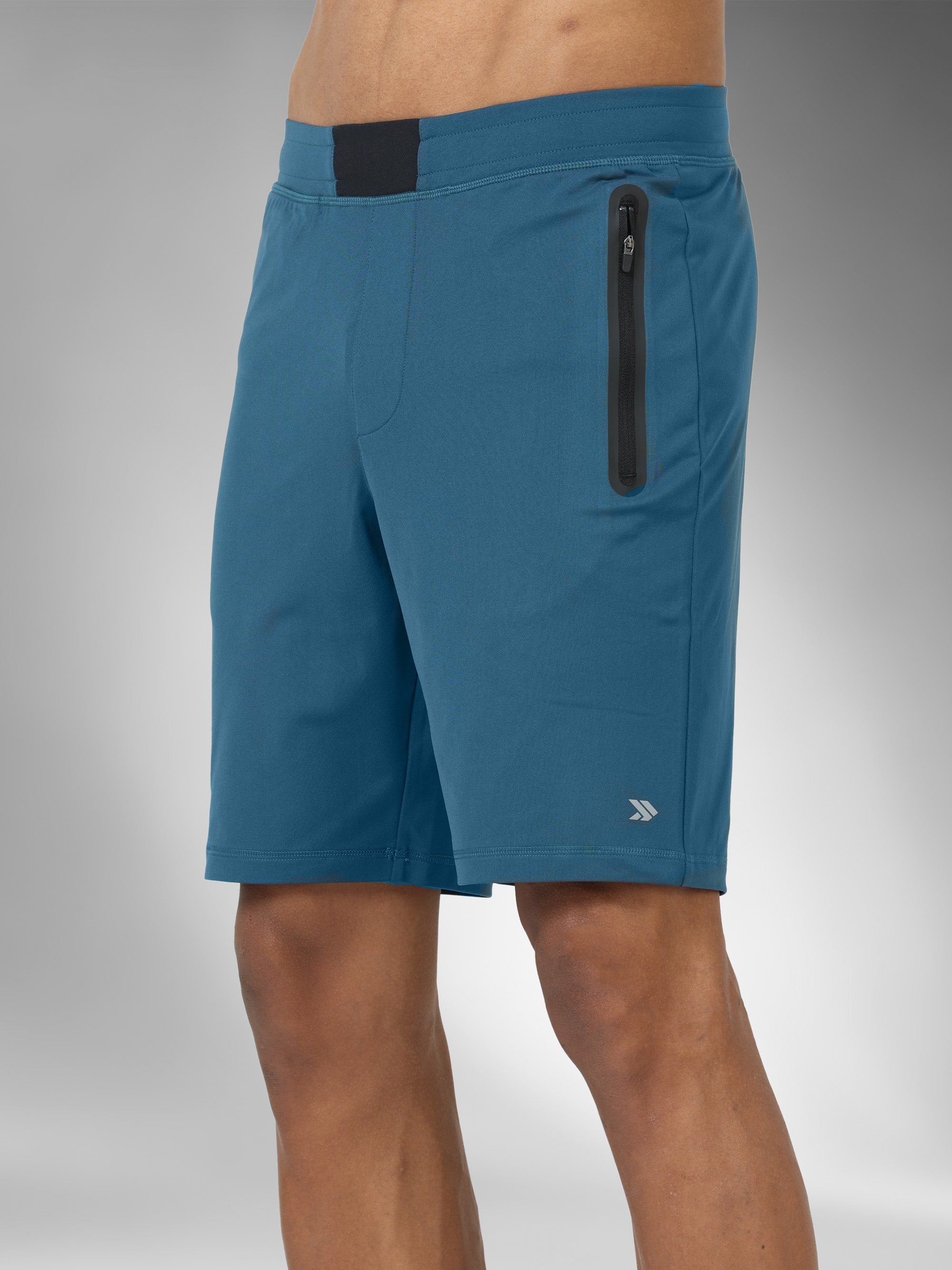 Men's Active Gym Shorts with Bonded  Zipper Pocket